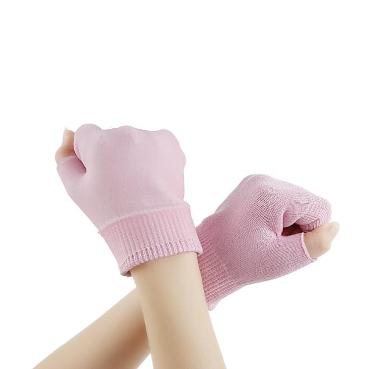 Open toe gel moisturizing gloves Work Gloves Manufacturers