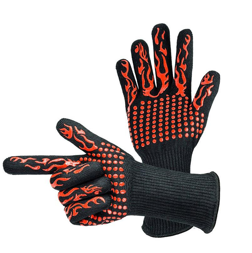 High temperature fireproof and heat insulation gloves