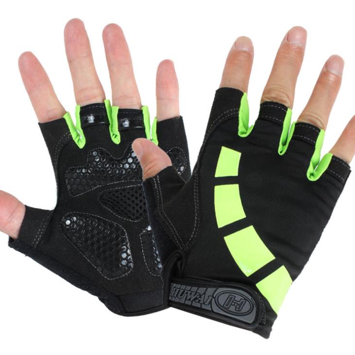 Youth Sports Gloves Kids' Fingerless Cycling Gloves Shock