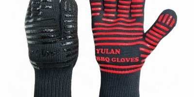 Kitchen oven extreme heat resistant gloves (6)