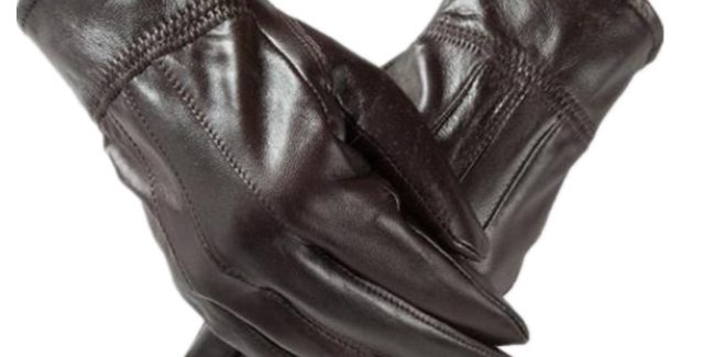Winter warm sheep leather gloves (4)