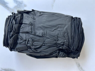  6 mil full textured chemical resistant nitrile gloves with custom logo