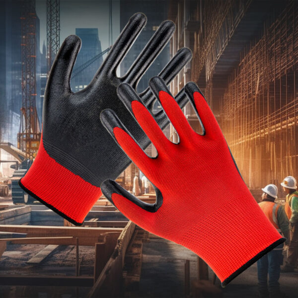 8mil chemical resistant reusable nitrile gloves for laboratory and industrial use