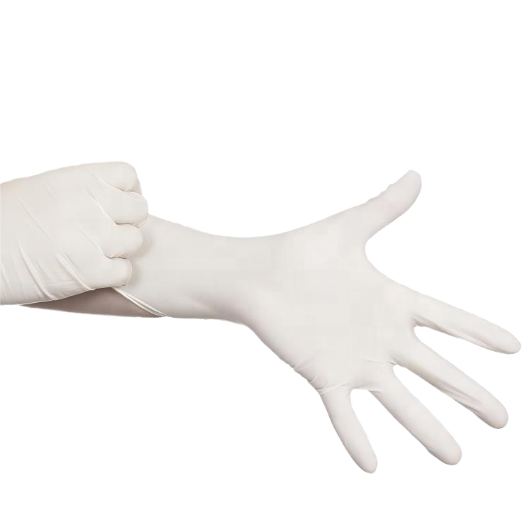 White 9-Inch Powder-Free Disposable Nitrile Gloves for Chemical Safety
