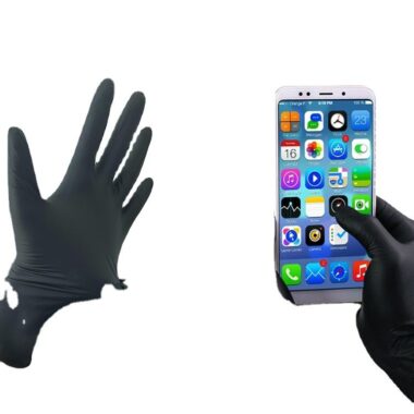 Black Disposable Powder-Free Nitrile General Work Glove