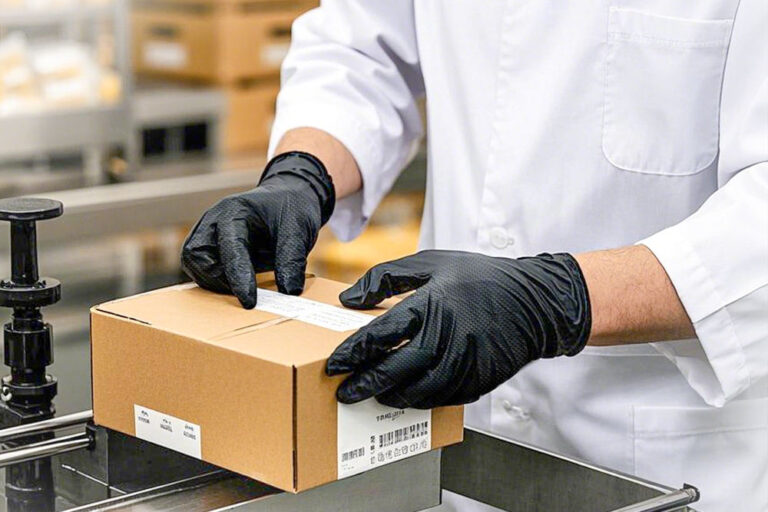 Black Disposable Powder-Free Nitrile General Work Glove