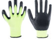 Breathable Nylon Nitrile Coated Work Gloves for Construction Safety
