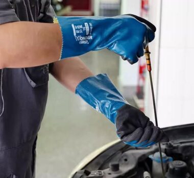 Waterproof Chemical Resistant Work Gloves - Abrasion & Oil Resistant

