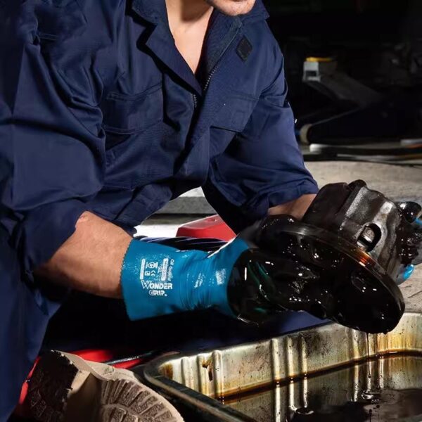 Waterproof Chemical Resistant Work Gloves - Abrasion & Oil Resistant
