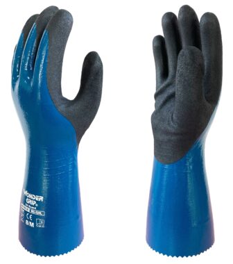 Waterproof Chemical Resistant Work Gloves - Abrasion & Oil Resistant

