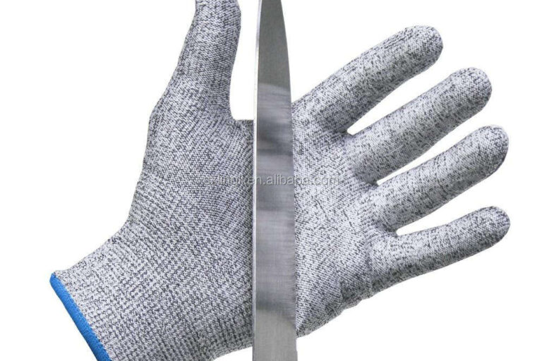 Custom Cut Resistant Level 5 HPPE Safety Work Gloves