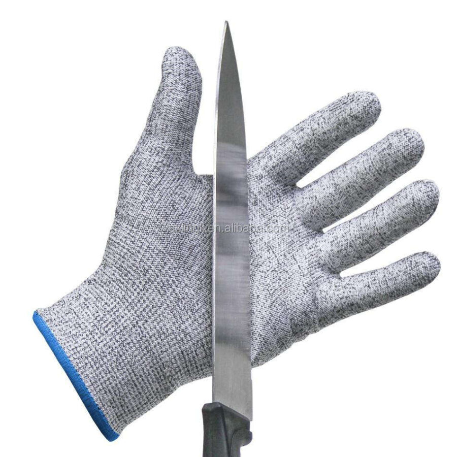 Custom Cut Resistant Level 5 HPPE Safety Work Gloves