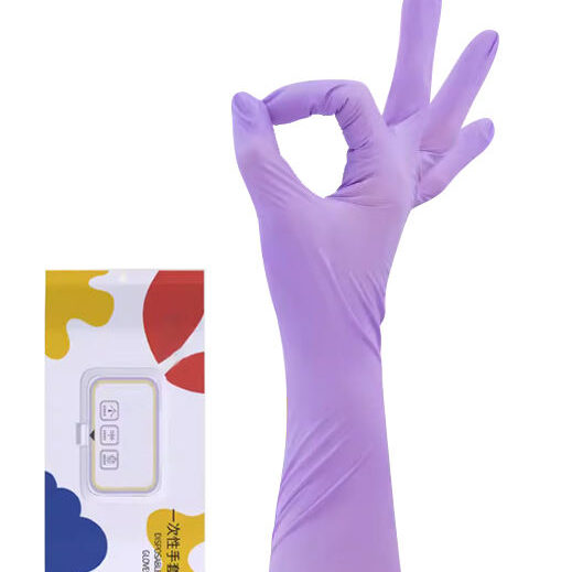 Long Rubber Nitrile Gloves for Household Cleaning & Dishwashing