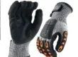 Level 5 HPPE Cut Resistant Gloves with Nitrile Palm and TPR Back Protection