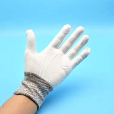  13 Gauge White Nylon General Work Gloves for Cleanroom & Electronics