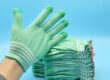 13 Gauge White Nylon General Work Gloves for Cleanroom & Electronics