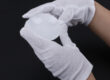 White Cotton General Work Gloves for Industrial and Ceremony Use