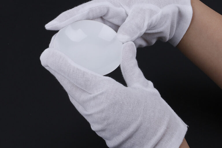 White Cotton General Work Gloves for Industrial and Ceremony Use