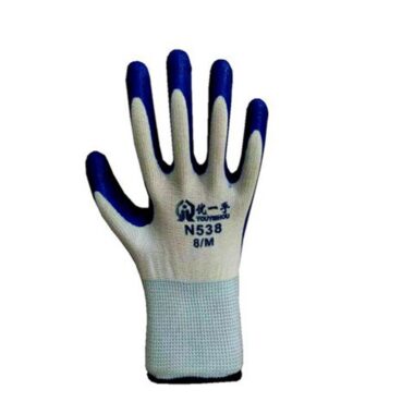 13 Gauge Nitrile Coated Nylon General Work Gloves for Oil Resistance