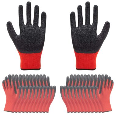  Nylon Latex Coated General Work Safety Gloves
