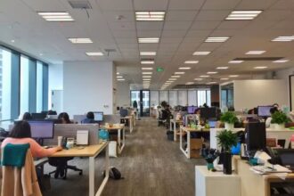 Skilled work gloves team with designers, workers and quality control